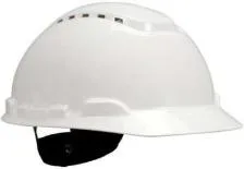 3M - H701SFV- UV (Nón trắng) Nón bảo hộ H-700R có lỗ thông khí nút vặn • ANSI/ISEA Z89.1-2009 Type 1, Class C; CSA Z94.1-05 Type 1, Class C. Vật liệu vỏ nón và khung nón bên trong: