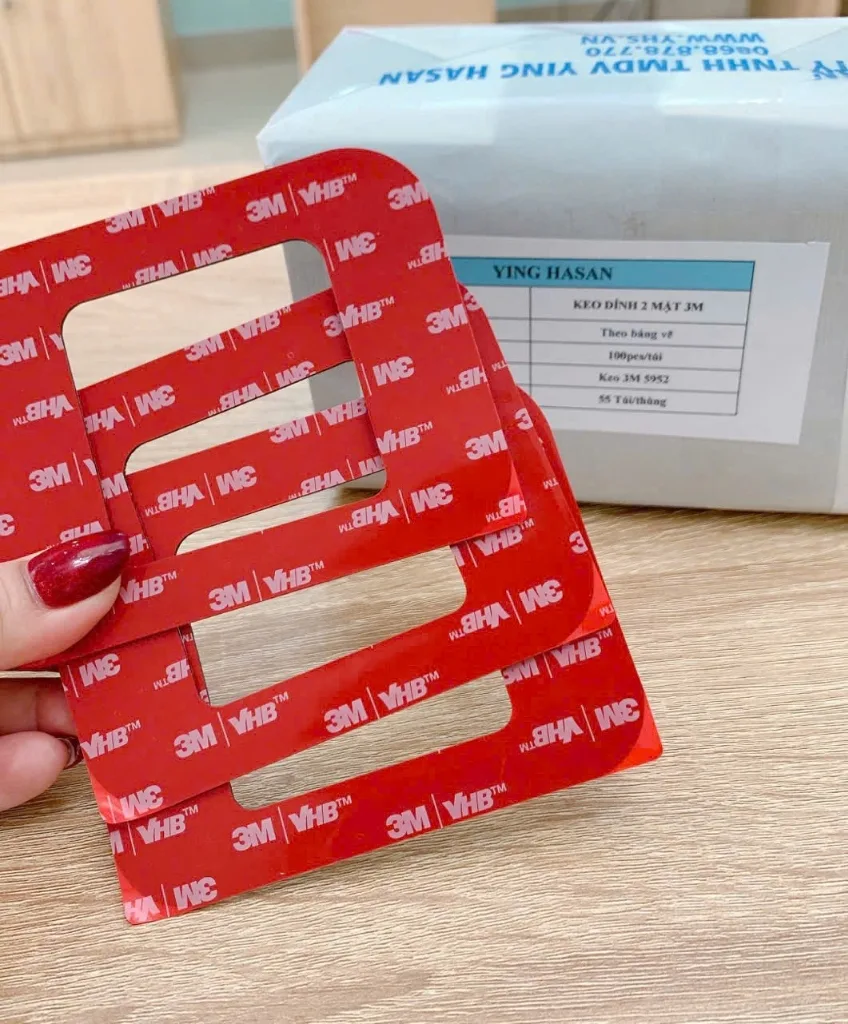 Gia công dập định hình keo dán 2 mặt 3M VHB 5952 theo bản vẽ kỹ thuật thumbnail 2