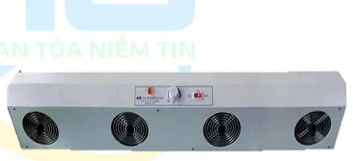 Quạt thổi ion khử tĩnh điện treo trần 3 quạt SL-003 thumbnail 2