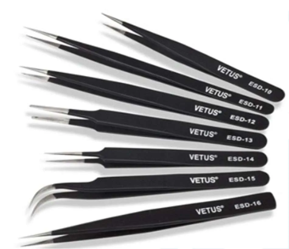 Bộ nhíp gắp linh kiện chống tĩnh điện (Antistatic Tweezers) thumbnail 2